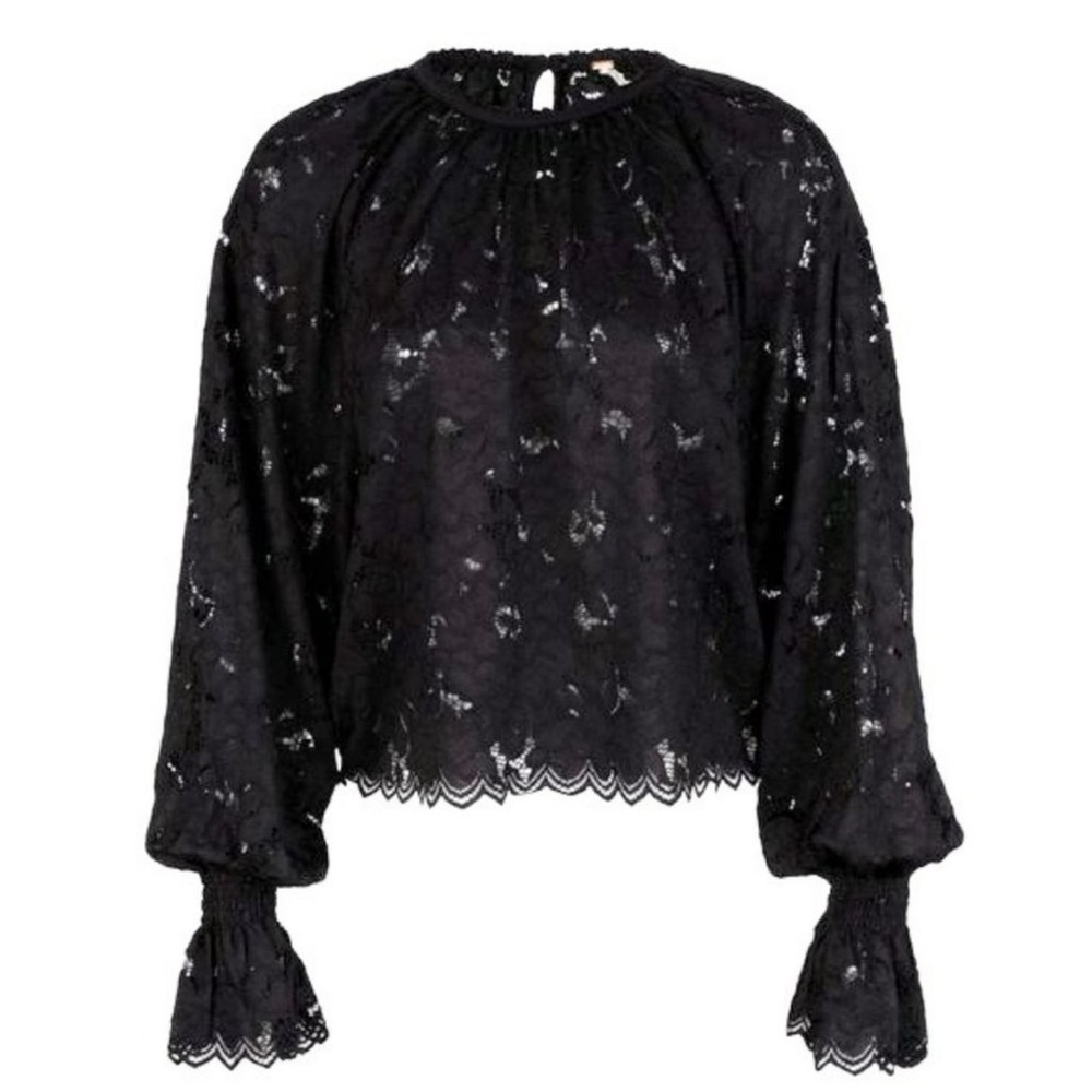 Free People Olivia Lace Top